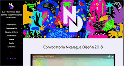 Desktop Screenshot of nicaraguadisena.com