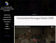 Tablet Screenshot of nicaraguadisena.com